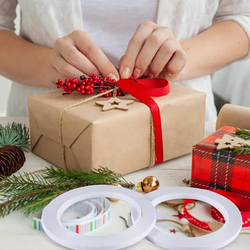 Miniatura 6 de Chuangdi 8 rollos de cintas de doble cara para artes, fotografía de manualidades, álbumes de recortes, envoltura de regalos, cinta adhesiva