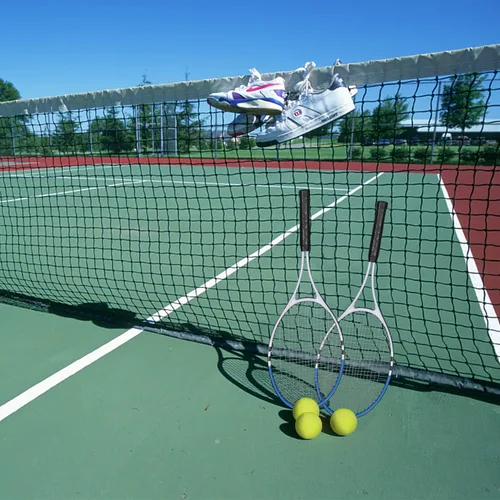 Miniatura 8 de Raqueta de tenis preencordada, ligera, de 27 pulgadas, raquetas recreativas para adultos, para hombres, mujeres, estudiantes, kit de entrenamiento