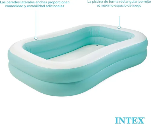 Miniatura 4 de Piscina familiar Mandarin Swim Center (90 x 58 x 18 pulgadas), a partir de 6 años, de Intex Cian