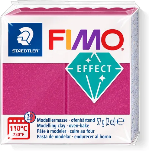 Miniatura 4 de FIMO - Arcilla para modelar horno de polímero suave, bloques de 2.01 oz, 6 unidades, colores metálicos