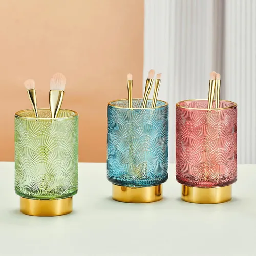 Miniatura 4 de Organizador de brochas de maquillaje, soportes para cepillos de dientes, soporte para lápices de escritorio, taza multifuncional para pinceles