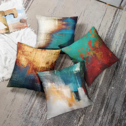 Miniatura 2 de Britimes - Juego de 4 fundas de almohada decorativas de 18 x 18, para sofá, sillón, decoración del hogar