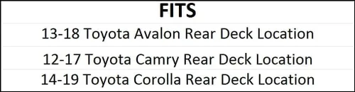 Miniatura 3 de Anillos espaciadores adaptadores de altavoz de 6 x 9 pulgadas para Camry 2012-2016 y Corolla 2014-2016 - SAK054_69-1 par