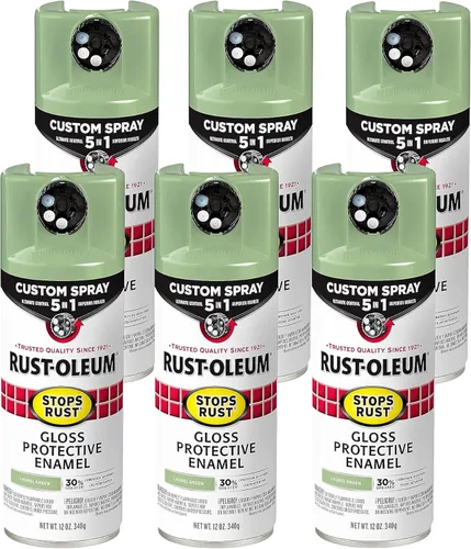 Miniatura 67 de Rust-Oleum 376855 - Pintura en aerosol antióxido personalizada 5 en 1, 12 onzas, color negro mate, (paquete de 1)