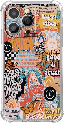 Miniatura 80 de Funda de colágeno de periódico retro para iPhone 13 Pro Max, patrón de papeles viejos estético, funda única de TPU de moda compatible con iPhone 13