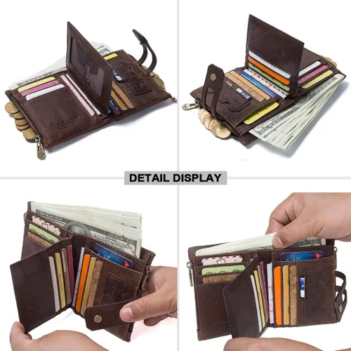 Miniatura 5 de Cartera para hombre, Café (Coffee1), Classic