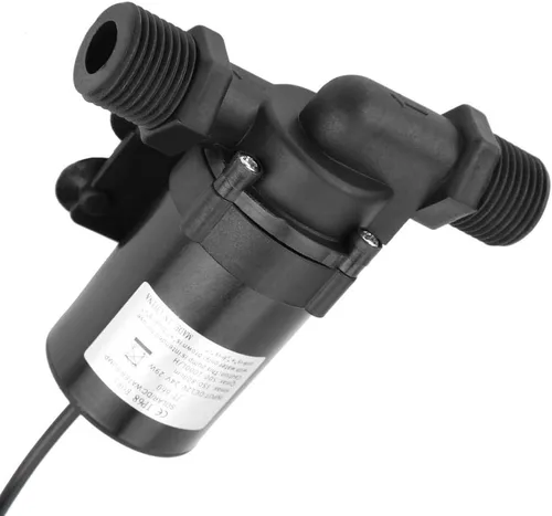 Miniatura 6 de Oumefar Bomba de agua solar de alta temperatura de 24V DC Bomba sumergible sin escobillas de bajo ruido Bomba de circulación de fugas Calibre