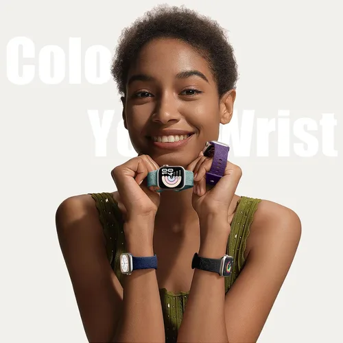 Miniatura 2 de DaQin Paquete de 4 correas florales grabadas compatibles con Apple Watch para mujeres de 40mm 41mm 42mm 44mm 45mm 46mm 38mm 49mm, correa de silicona