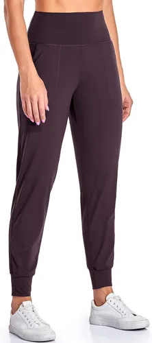 Miniatura 102 de Oalka - Pantalones deportivos para mujer, con cintura alta y bolsillos, para hacer deporte, yoga y entrenar