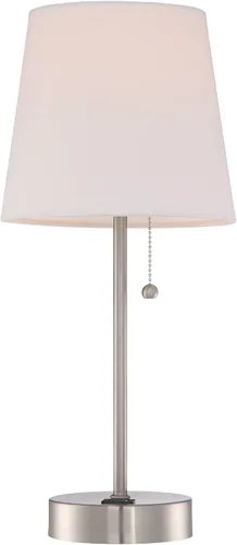 Miniatura 7 de 360 Lighting Justin - Juego de 2 lámparas de mesa modernas de 3 vías de 18 pulgadas de alto con puerto de carga USB y reguladores de mesa, metal