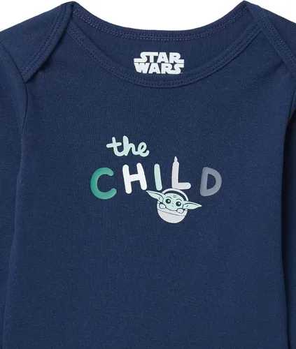 Miniatura 17 de Amazon Essentials Disney Marvel Star Wars - Body unisex de manga larga para bebés, paquete de 5