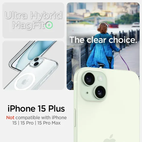 Miniatura 85 de Spigen Funda para iPhone 13 Mini, ultra híbrida MagFit [antiamarilleo] [compatible con Magsafe] - Transparente