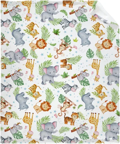 Miniatura 23 de Manta de elefante con globos, manta de franela súper suave y ligera para niños, adultos, adecuada para sofá, cama, campamento, viajes, todas