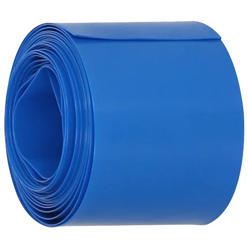 Miniatura 16 de Aicosineg 20 tubos termorretráctiles de batería de 2.83 pulgadas de longitud, 1.18 pulgadas de ancho de aplanamiento, aislamiento térmico de PVC