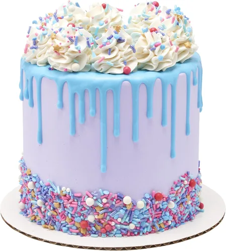 Miniatura 6 de DECOPAC Sweet Tooth Deluxe Fusion Mix, 26 onzas, chispas de caramelo en recipiente de mano, gránulos comestibles para pasteles de celebración