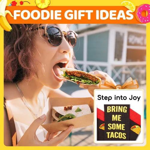 Miniatura 7 de HAPPYPOP Funny Food Socks Men - Women Hot Dog Ramen Taco Gifts, Pizza Taco Socks for Teen Boys Girls