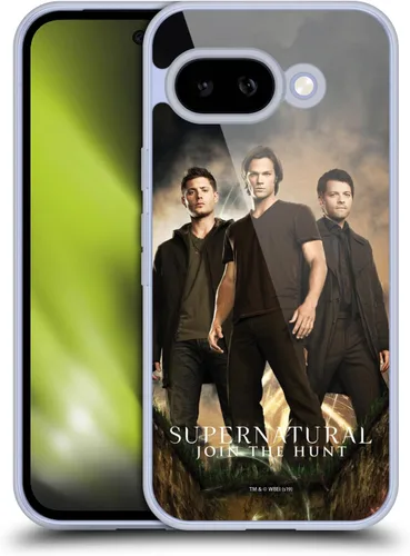 Miniatura 31 de Head Case Designs Supernatural Sam, Dean & Castiel Key Art - Funda de gel con licencia oficial [protección de grado militar] compatible con Google