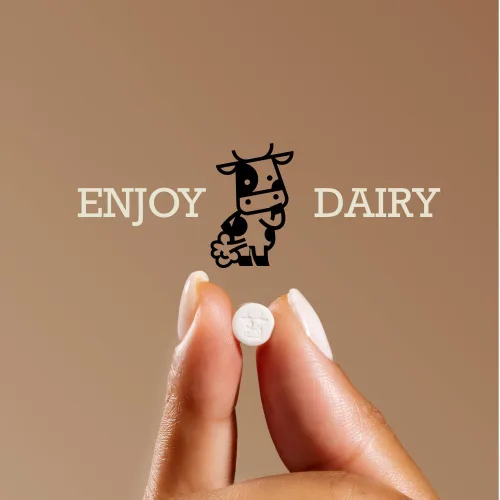Miniatura 3 de DairyPill Enzima lactasa 18,000 FCC por pastilla, 180 unidades, solución para intolerancia a la lactosa, portátil, fácil de tragar, conservante