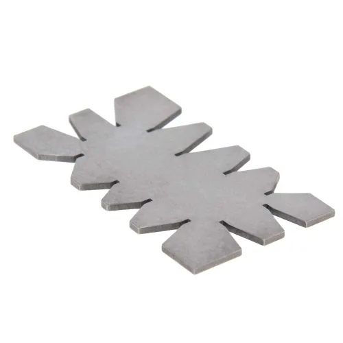 Miniatura 3 de Utoolmart Medidor de rosca de acero inoxidable Medidor de tornillo de paso de molienda, ángulo de ranura en V, medidor de corte de rosca de medición