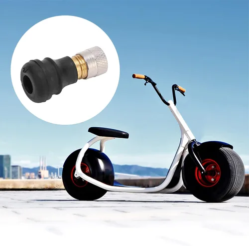 Miniatura 7 de Keenso Válvula de vacío de neumáticos sin cámara para scooter eléctrico, 0.8 in de largo para M365 Pro Menos 0.354 in de diámetro de la válvula