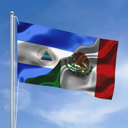 Miniatura 12 de Banderas de Honduras y República Dominicana para exteriores de 3 x 5 pies, tres capas de tela para coser a doble cara, impresión de 3 x 5 pies