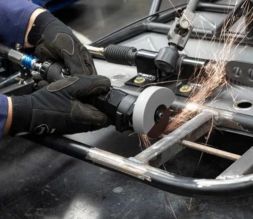 Miniatura 8 de Eastwood 3in ajustable cabeza cortó la herramienta arriba y abajo función durable del motor de aire cubierta de aluminio