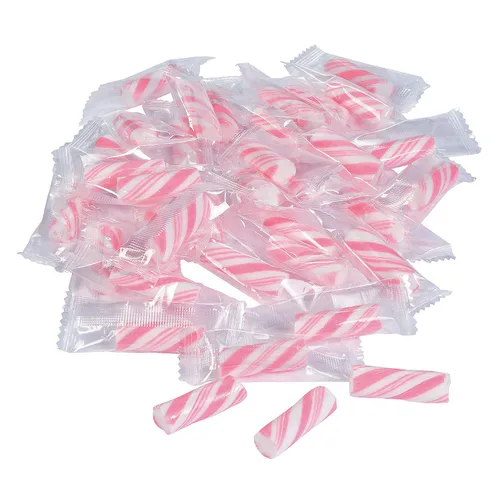 Miniatura 5 de Mini bastones de caramelo (113 palitos envueltos individualmente) dulces de Navidad y fiesta (azul)