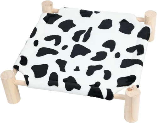 Miniatura 11 de Patas Lague Hamaca Cama para Gatos y Perros Pequeños, Cama Elevada de Madera Transpirable para Mascotas Gatos Conejos con Refrigeración para Arrow
