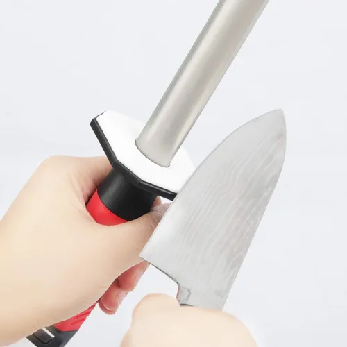 Miniatura 2 de DMD Afilador de varillas de cerámica de diamante de 12 pulgadas para cocina, hogar y jefe, afilador de cerámica. Buen accesorio de cocina