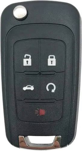 Horande Funda plegable de repuesto para llavero compatible con Chevy Malibu Camaro Cruze Impala Equinox Sonic Terrain sin llave llave llavero