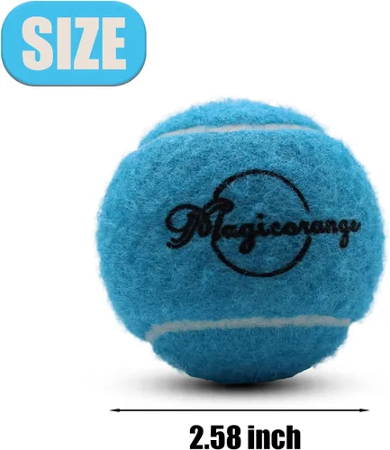 Miniatura 3 de Magicorange Pelotas de tenis, paquete de 60 pelotas de tenis de entrenamiento avanzado, pelotas de práctica, pelotas de juego para perros