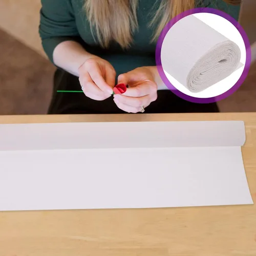Miniatura 9 de LIFKOME Papel crepé dobleces rollo de papel crepé hojas italianas rosas papel de regalo para obras de arte floral, bricolaje, decoración de boda