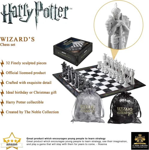 Miniatura 3 de Juego de ajedrez de Harry Potter de The Noble Collection