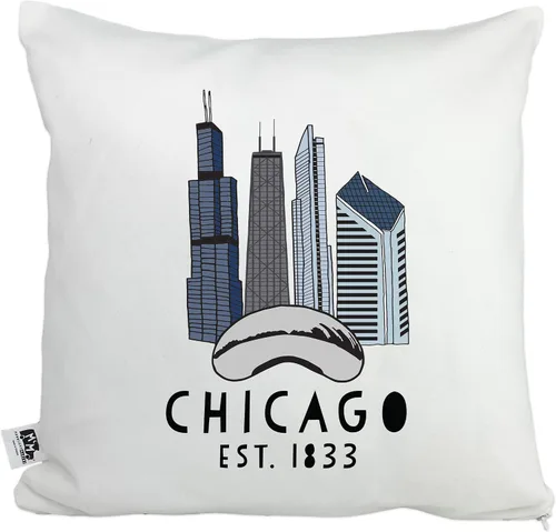 Miniatura 6 de Moonlight Makers, Downtown Atlanta, Decorative Pillow Case, 100% Cotton Canvas Pillowcase, Farmhouse Decor, Gift for Home, Original Design