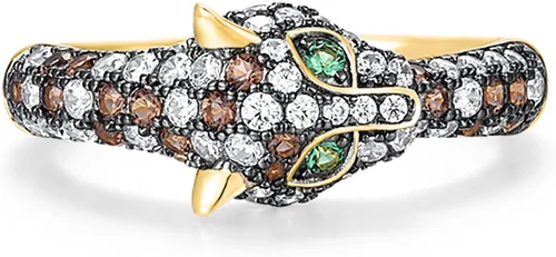 Miniatura 2 de Santuzza Anillo de plata de ley 925 con piedras preciosas para mujer