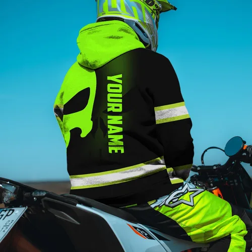 Miniatura 7 de Sudadera con capucha de alta visibilidad para hombres - Colección de trabajos con nombre personalizado Clase 3 Ropa de trabajo reflectante