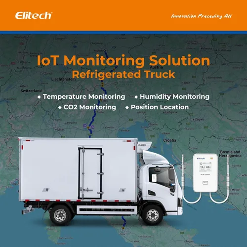 Miniatura 5 de Elitech Monitor de humedad y temperatura en tiempo real WiFi 5G/2.4G, registrador de datos remoto de doble canal, almacenamiento de datos