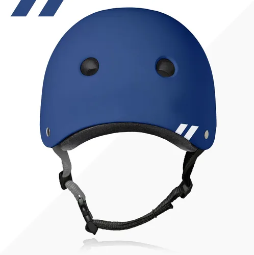 Miniatura 2 de Casco Multideporte Triple Certificado 80Six - Ideal para Bicicleta, Monopatín, Patineta, Patines en Línea y Patinaje en Línea Azul marino mate