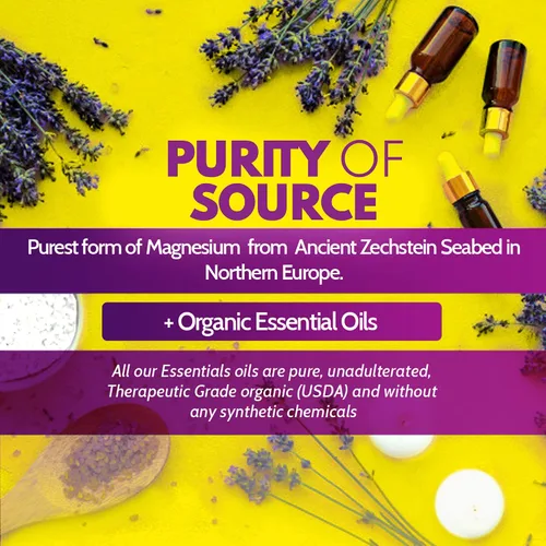 Miniatura 3 de VAL Lombardi - Spray de aromaterapia de magnesio, aceite para aliviar la migraña y el dolor de cabeza con magnesio Zechstein, lavanda, menta