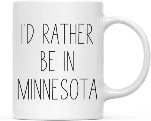 Miniatura 51 de Andaz Press Taza de café de 11 onzas, regalo con texto en inglés "I'd Rather Be in Alabama", 1 paquete, para estudiar en el extranjero, regalo