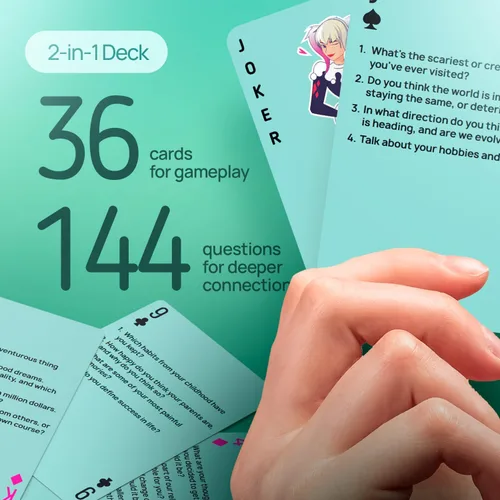 Miniatura 3 de Juego de mesa definitivo para adultos: iniciadores de conversación y diversión para amigos, parejas, fiestas: construye relaciones y rompe el hielo