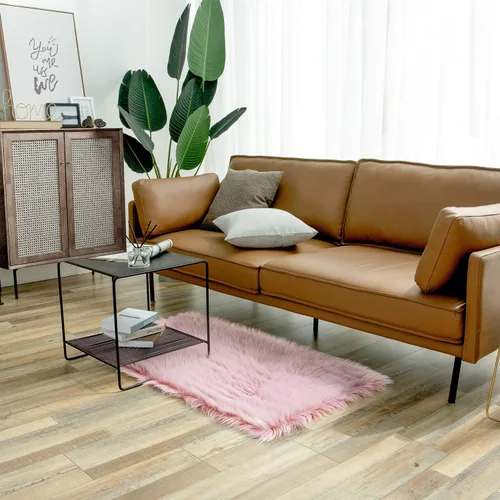Miniatura 53 de Ashler Home Deco - Tapete de pelo sintético de oveja, mullido, suave, de 2 x 3 pies, lavable a máquina, dormitorio, habitación de los niños, sala