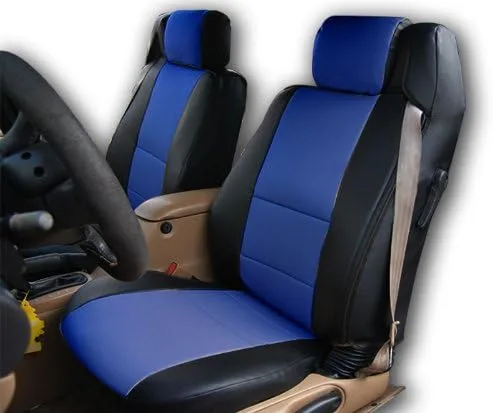 Miniatura 9 de Iggee Chrysler Sebring 1996 ~ 2000 convertible de cuero artificial Exact Original Fit 2 fundas de asiento delantero – asientos laterales del Beige