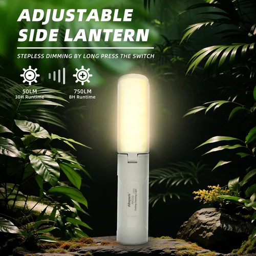 Miniatura 4 de Allspark - Luz de camping plegable recargable con soporte, impermeable, colgante LED, luces de tienda de campaña magnéticas, regulables, con trípode