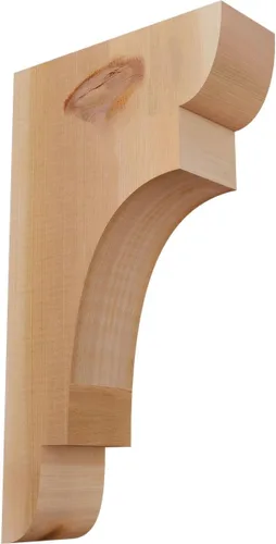 Miniatura 14 de Ekena Millwork COR04X12X12NEB00RWR 4 pulgadas de ancho x 12 pulgadas de profundidad x 12 pulgadas de alto New Brighton Rough Sawn Corbel, cedro rojo