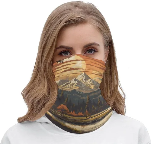 Miniatura 5 de Great Outdoors Neck Gaiter for Men Women Upf 50+ Sun Protection Balaclava Face Mask Cover Moisture Wicking & Quick Dry Neckerchief Seamless Ski Mask