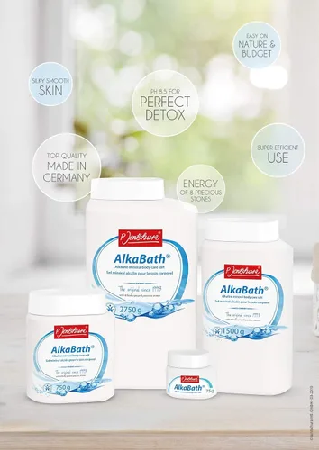 Miniatura 2 de Dr. Jentschura ALKABATH - Sales de baño alcalinas relajantes - 97.00 oz - Disfruta como un baño de pies o relájate en un baño completo