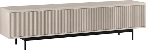 Miniatura 9 de Henn&Hart Whitman, soporte rectangular para TV de 70 pulgadas, color blanco aliso
