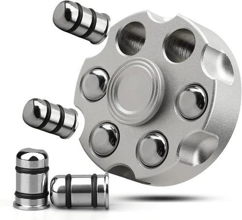Miniatura 5 de Juguetes de Spinner Fidget de aleación genial, juguetes de Spinner Fidget de metal para niños y adultos, cubo Fidget bloque de cadena pequeña