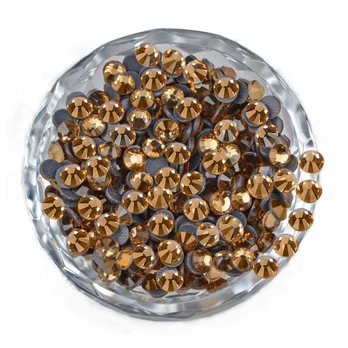 Miniatura 41 de LPBeads 10000 unidades de diamantes termoadhesivos SS6 amatista con parte trasera plana, gemas de diamantes de imitación de cristal redondas